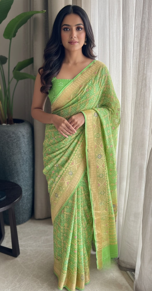 Nazaakat - The Expression of Love Meenakari Saree