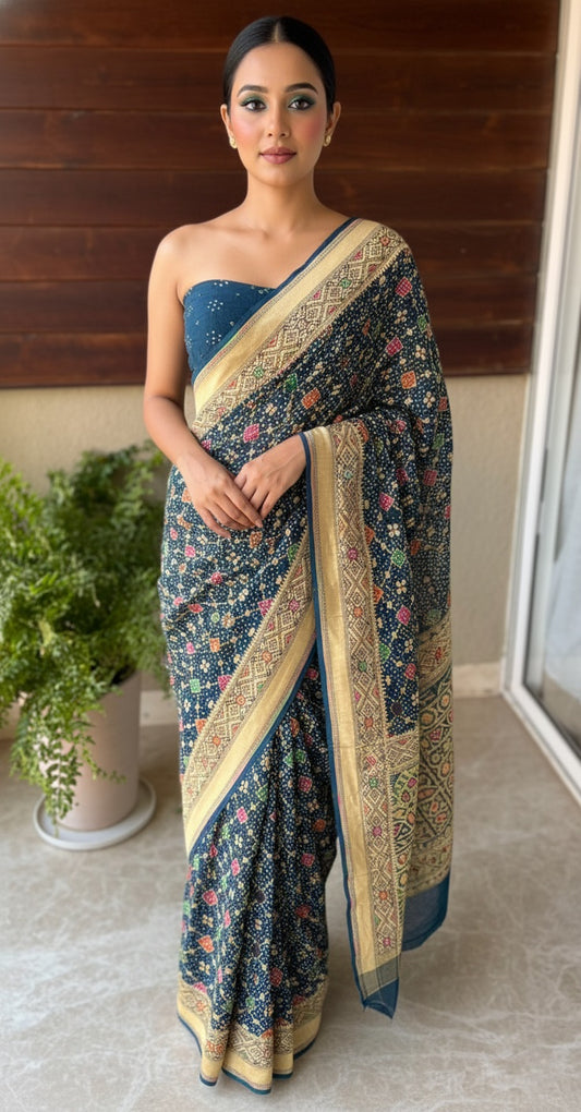 Arika - Most Beautiful Meenakari Saree