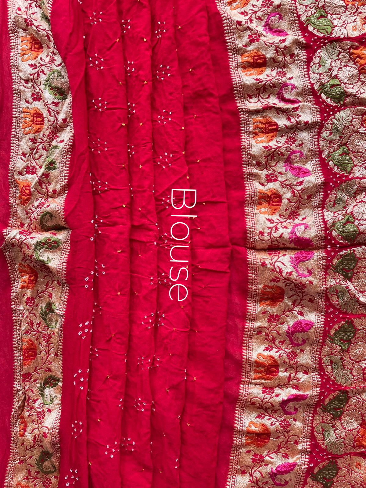 Rohini - A Rising Star Meenakari Motif Saree