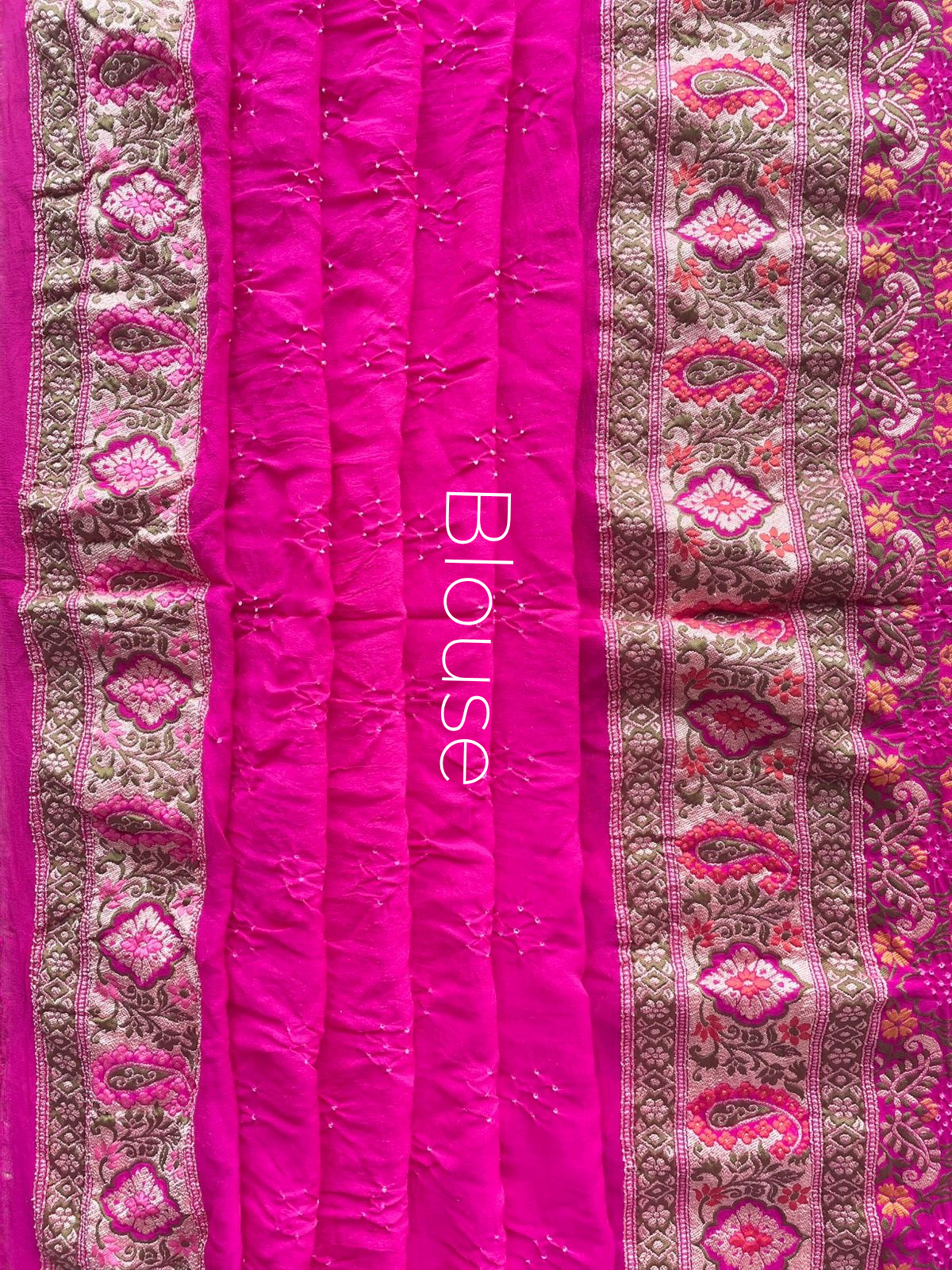 Anisha - One who is Supreme Meenakari Motif Saree