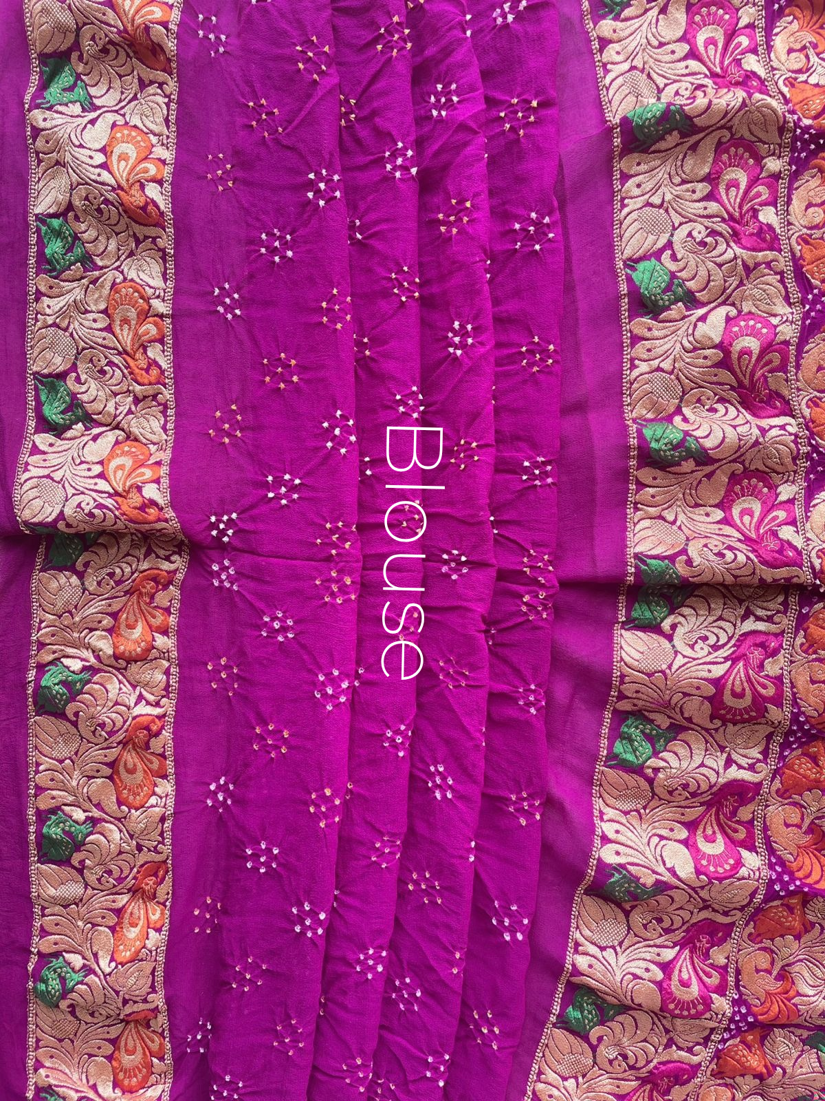 Amrita - 	Immortality Meenakari Motif Saree