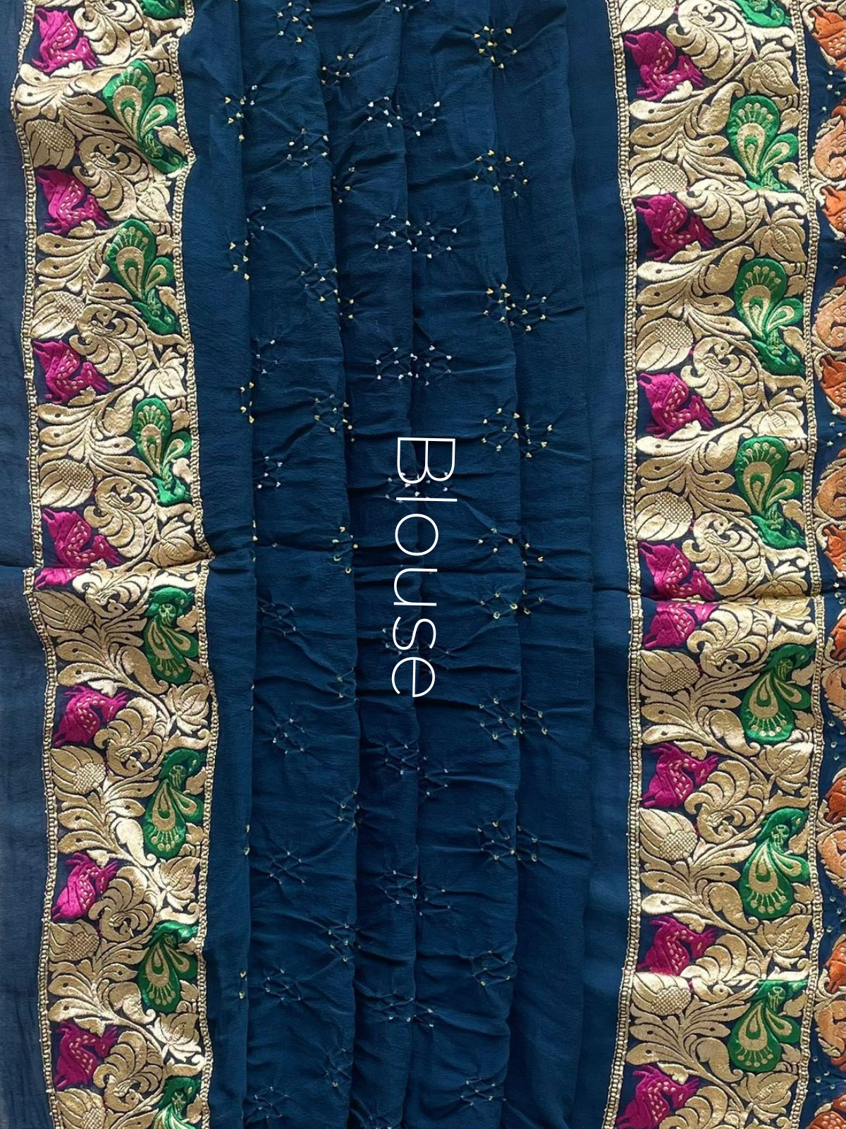 Saanjh - A Glorified Sunset Meenakari Motif Saree