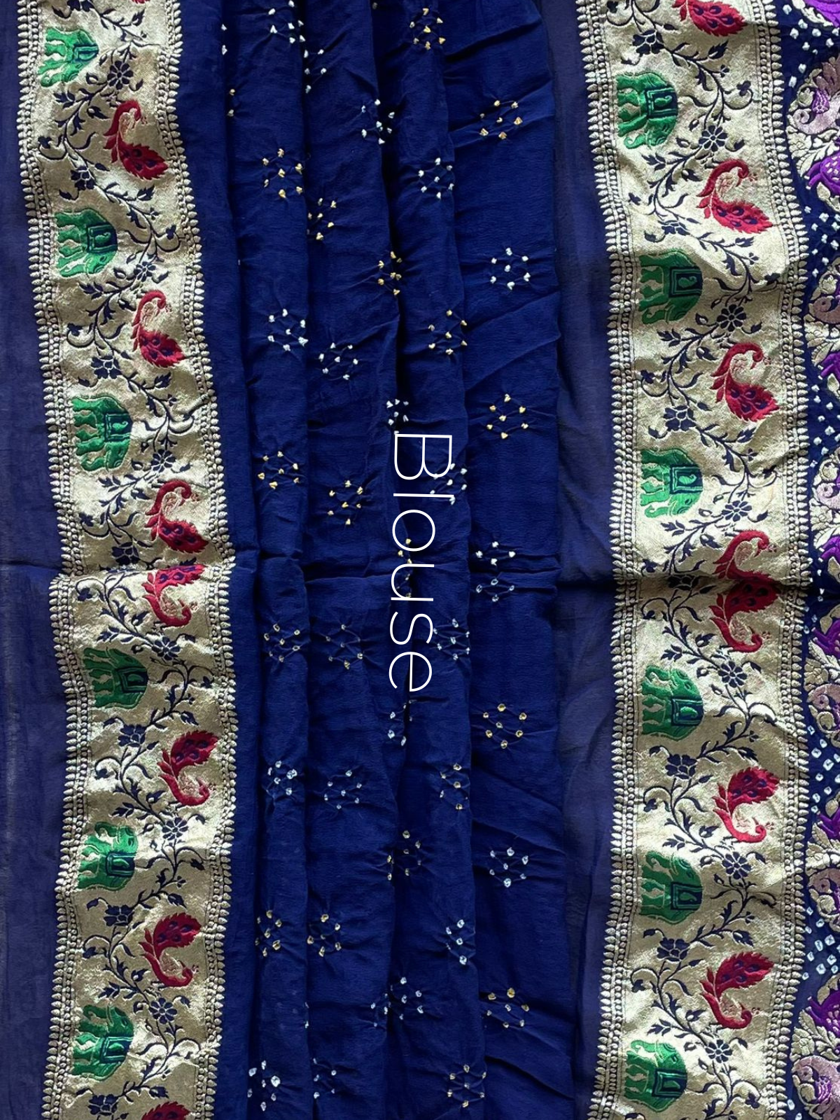 Varsha - Blue Meenakari Tilfi Saree