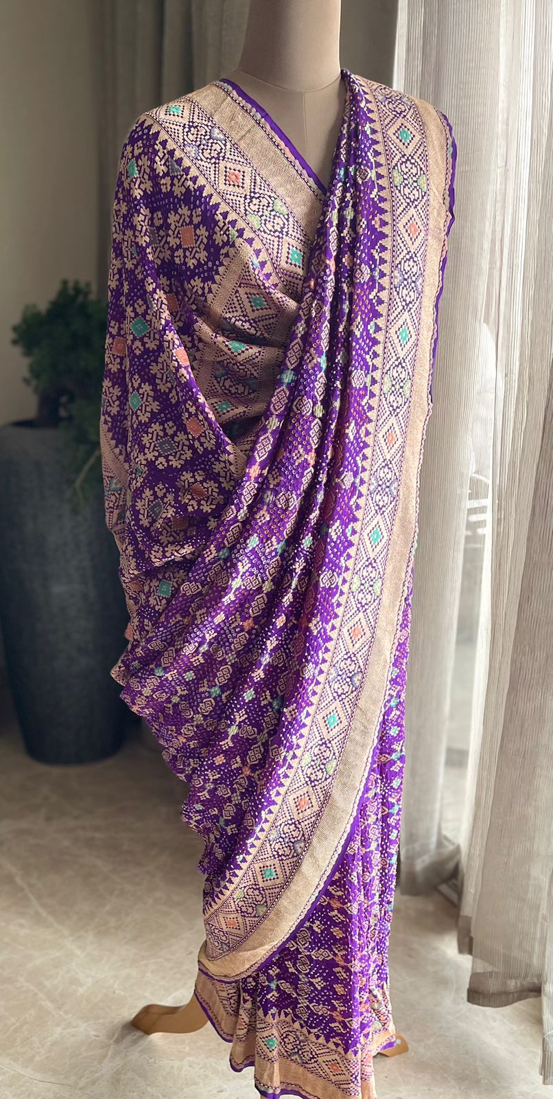 Raagini - A melody Meenakari Saree