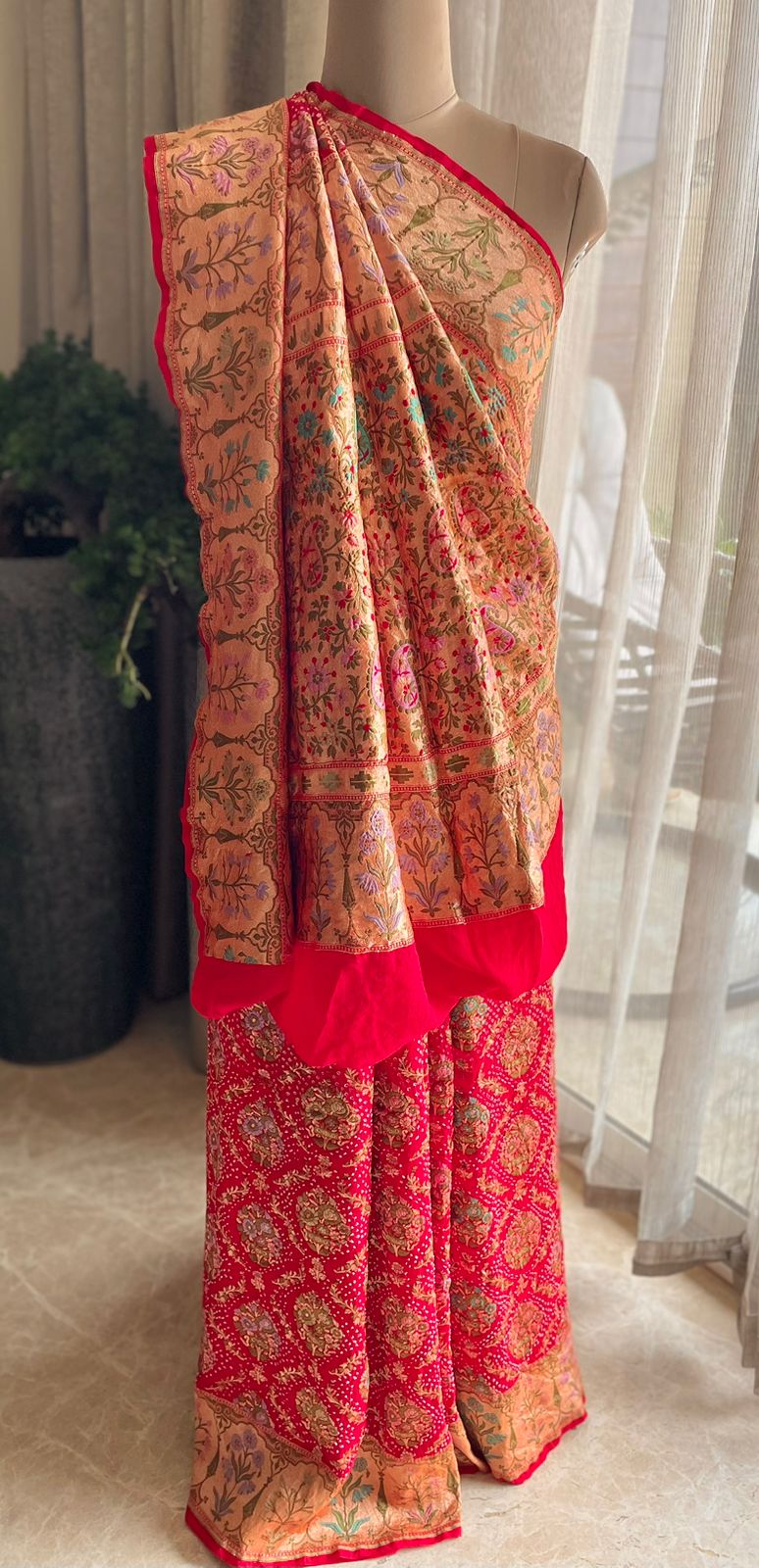 Jaya - Victory Meenakari Motif Saree