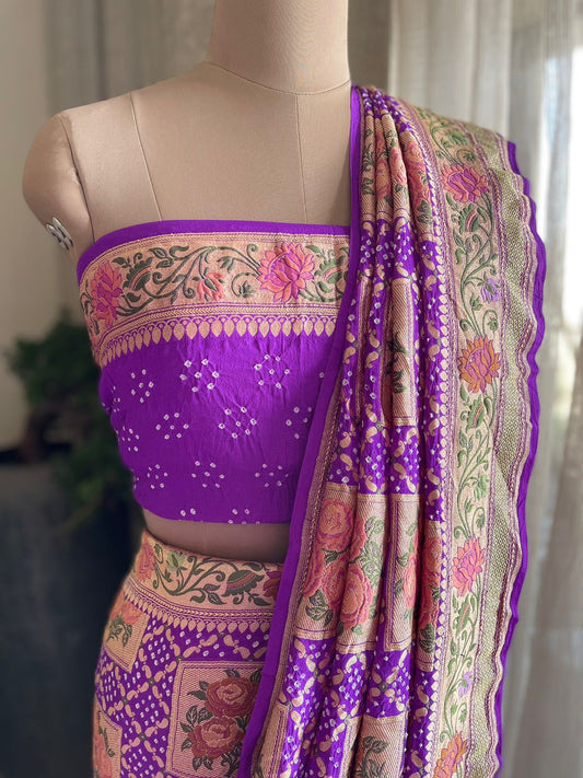 Yashika - Glory Meenakari Motif Saree