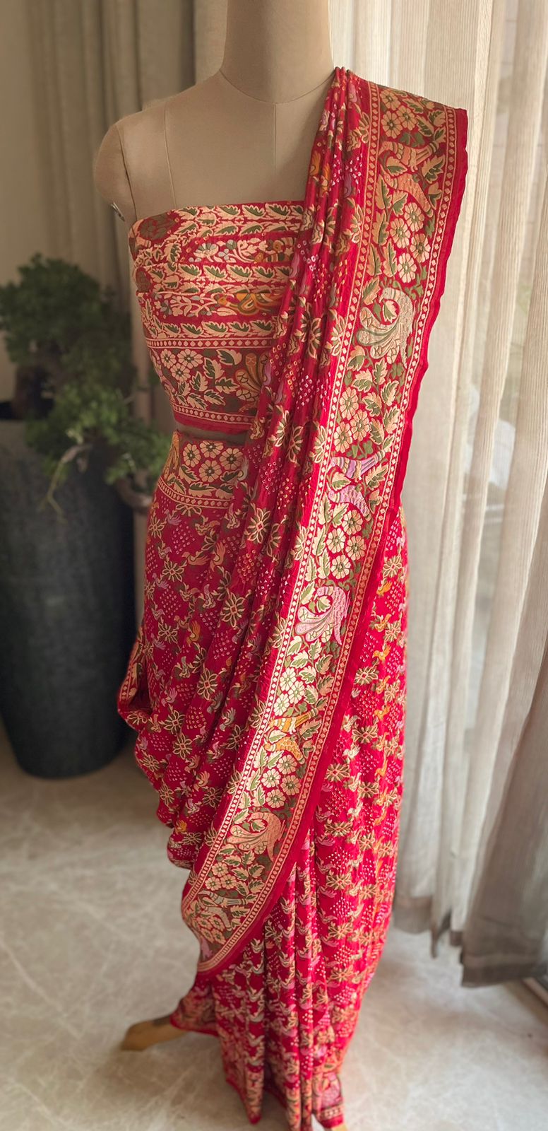 Prisha - Gift from God Meenakari Motif Saree