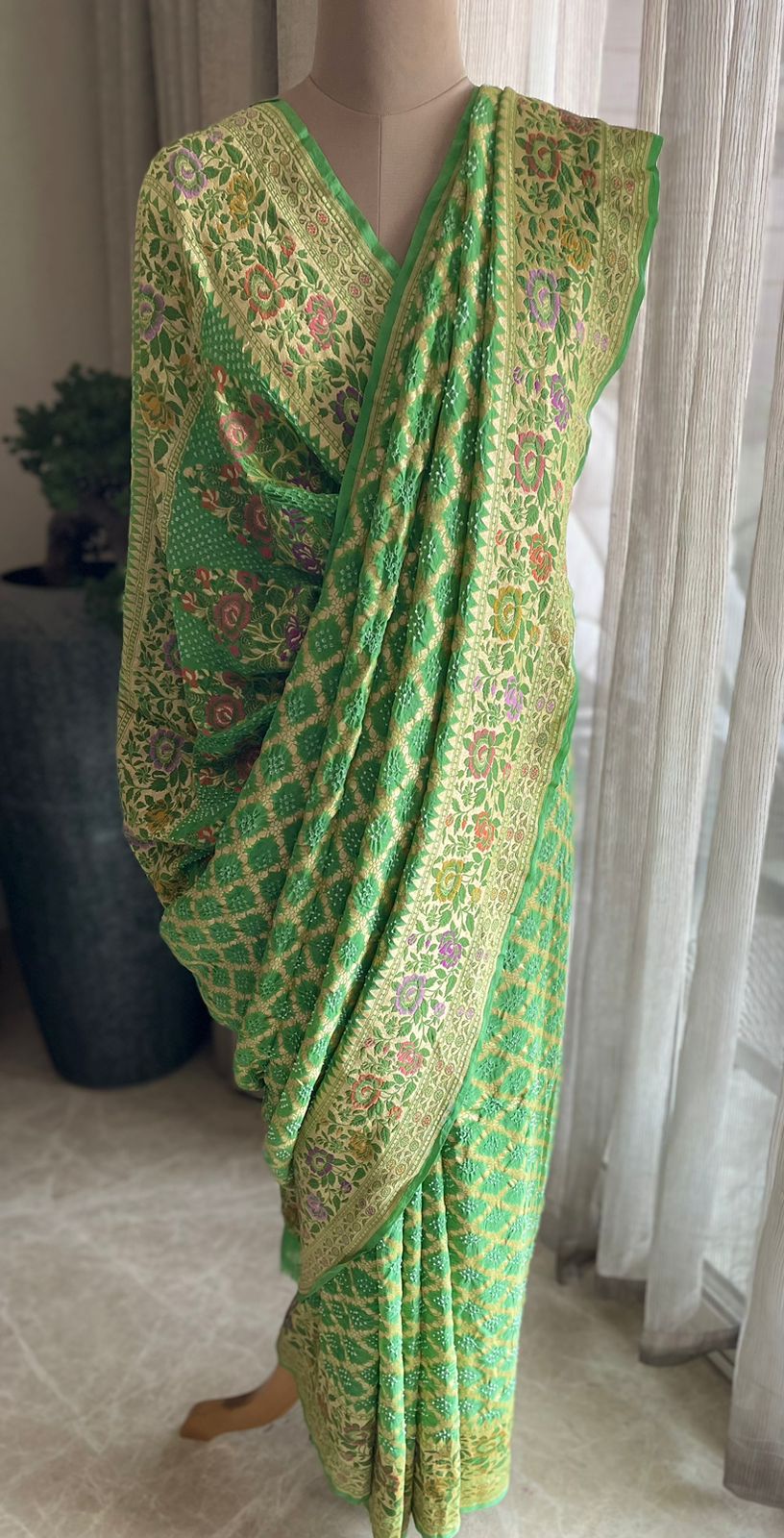 Asmita - Glories/Identity Meenakari Motif Saree