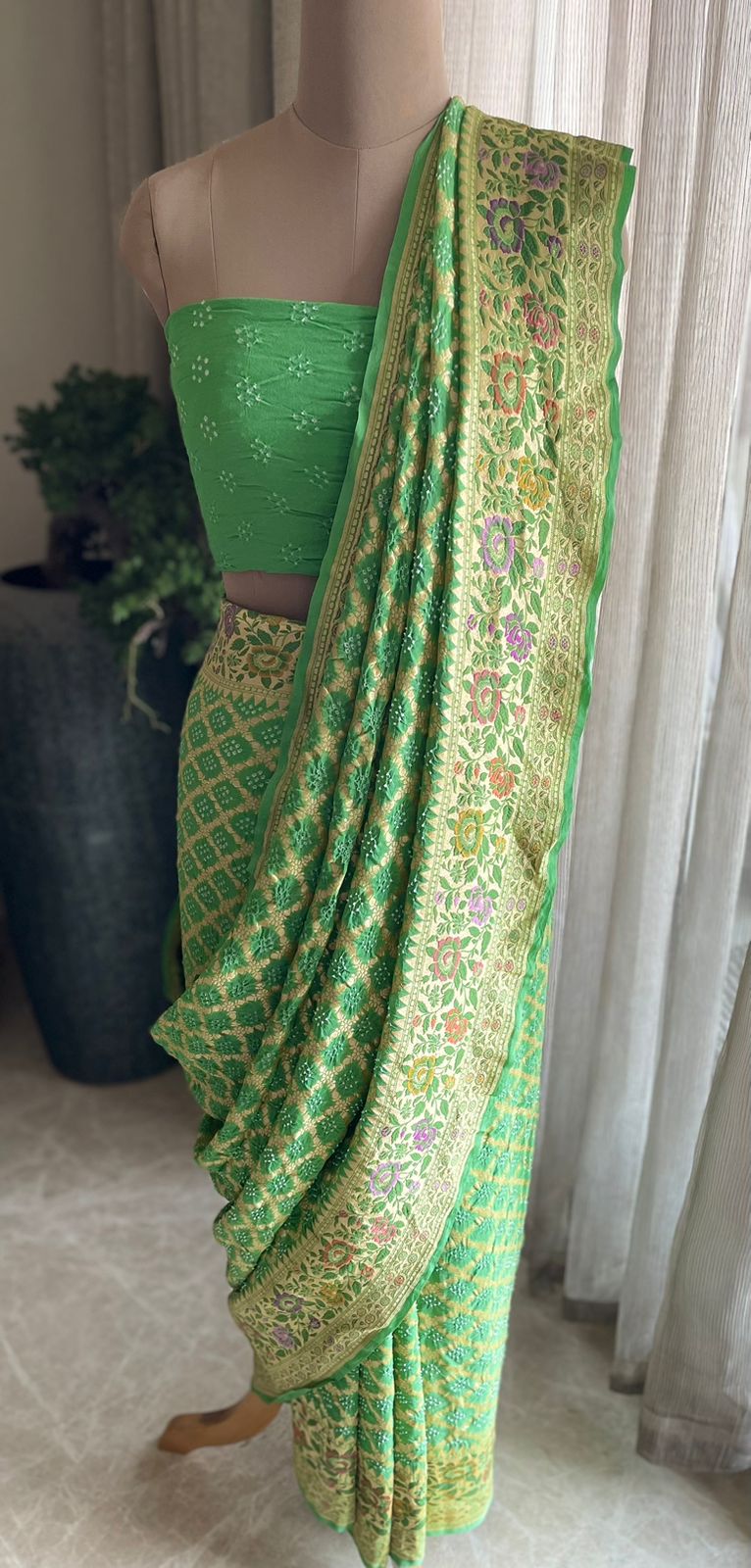 Asmita - Glories/Identity Meenakari Motif Saree