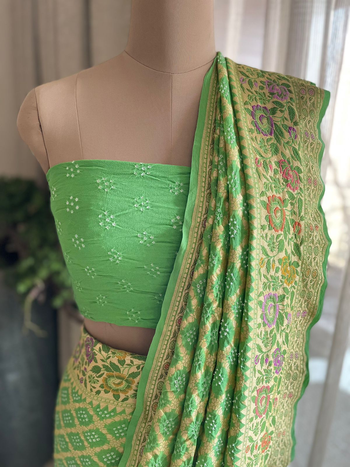 Asmita - Glories/Identity Meenakari Motif Saree