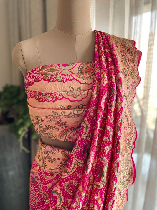 Kritika - A Star Meenakari Motif Saree