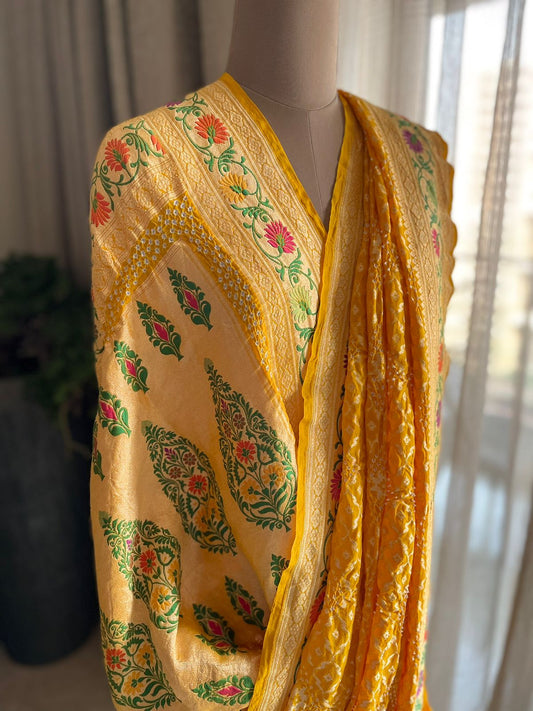 Shraddha - Faith Meenakari Motif Saree