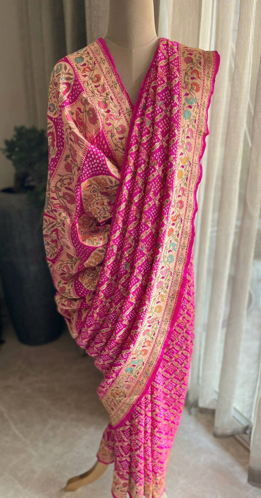 Yukti - Solution Meenakari Motif Saree