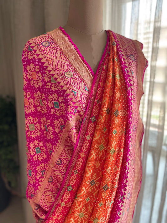 Avika - Bright as Sun Meenakari Saree