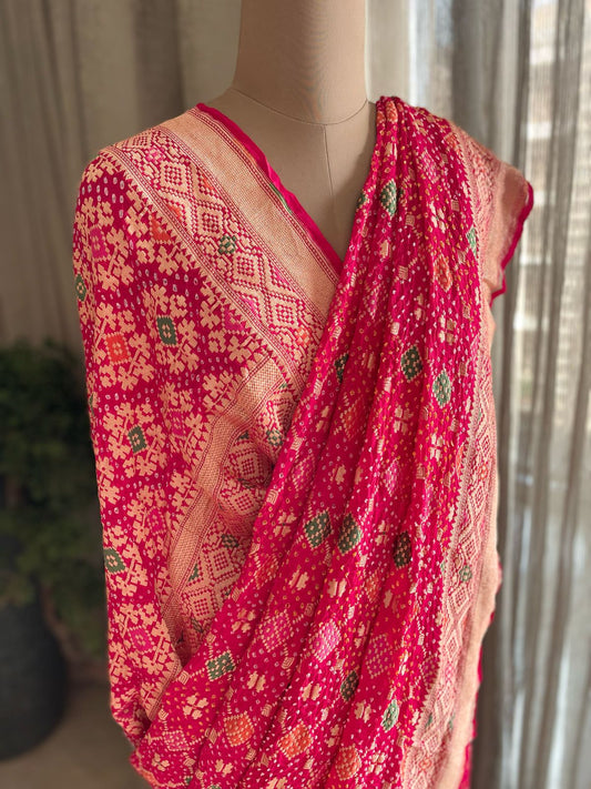 Adya - Unequalled Meenakari Saree