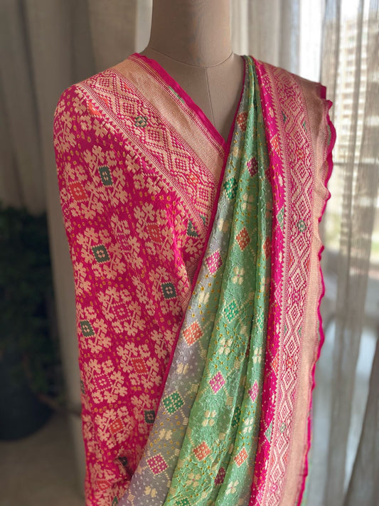 Anjali - Gift To God Meenakari Saree