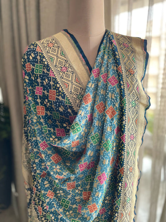 Ishaani - Goddess Parvati Meenakari Dupatta