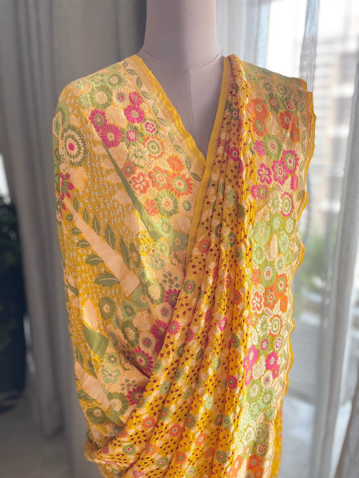 Riya - A Gem Meenakari Motif Saree