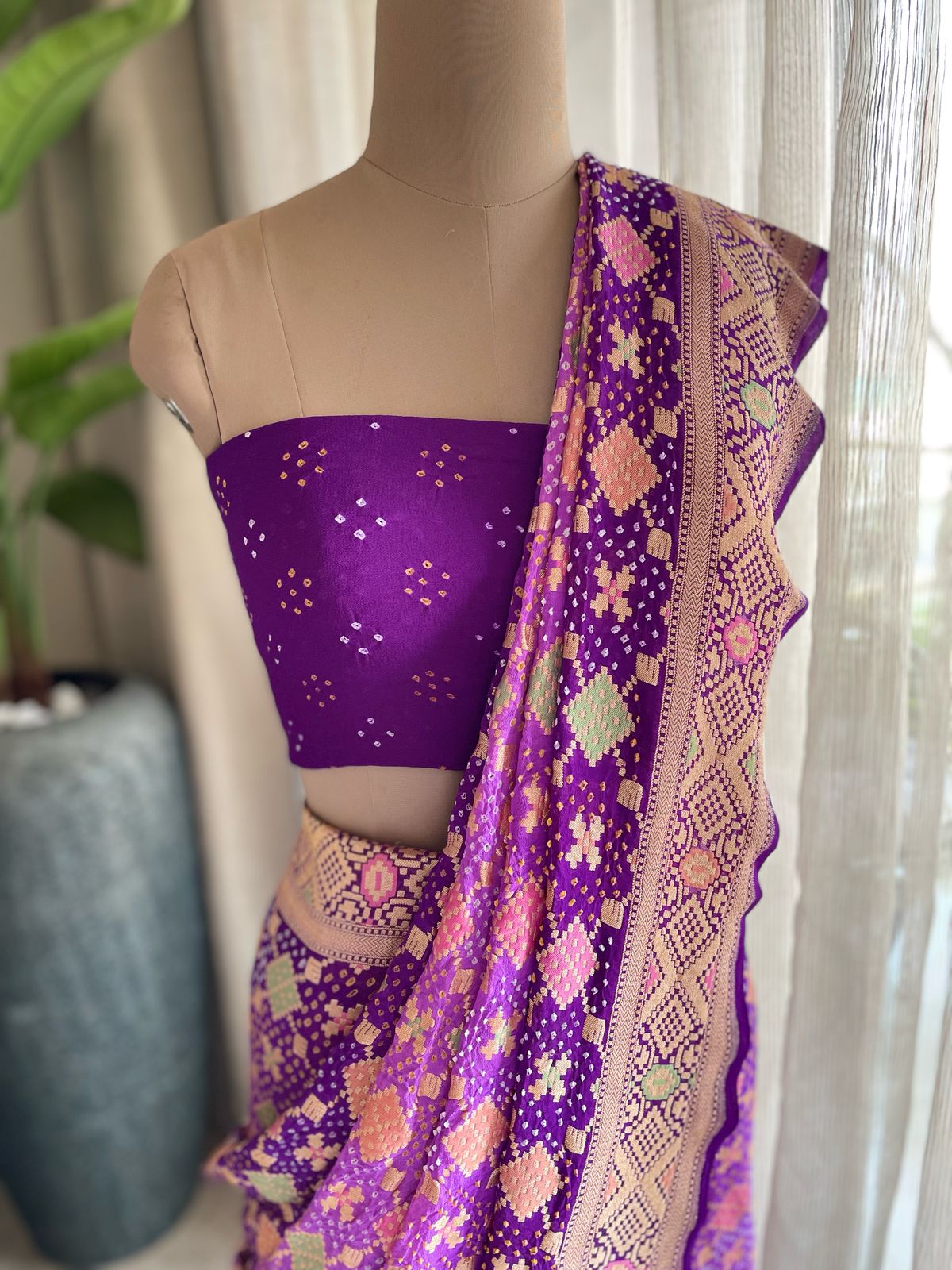 Karnika - Heart of a lotus Meenakari Saree