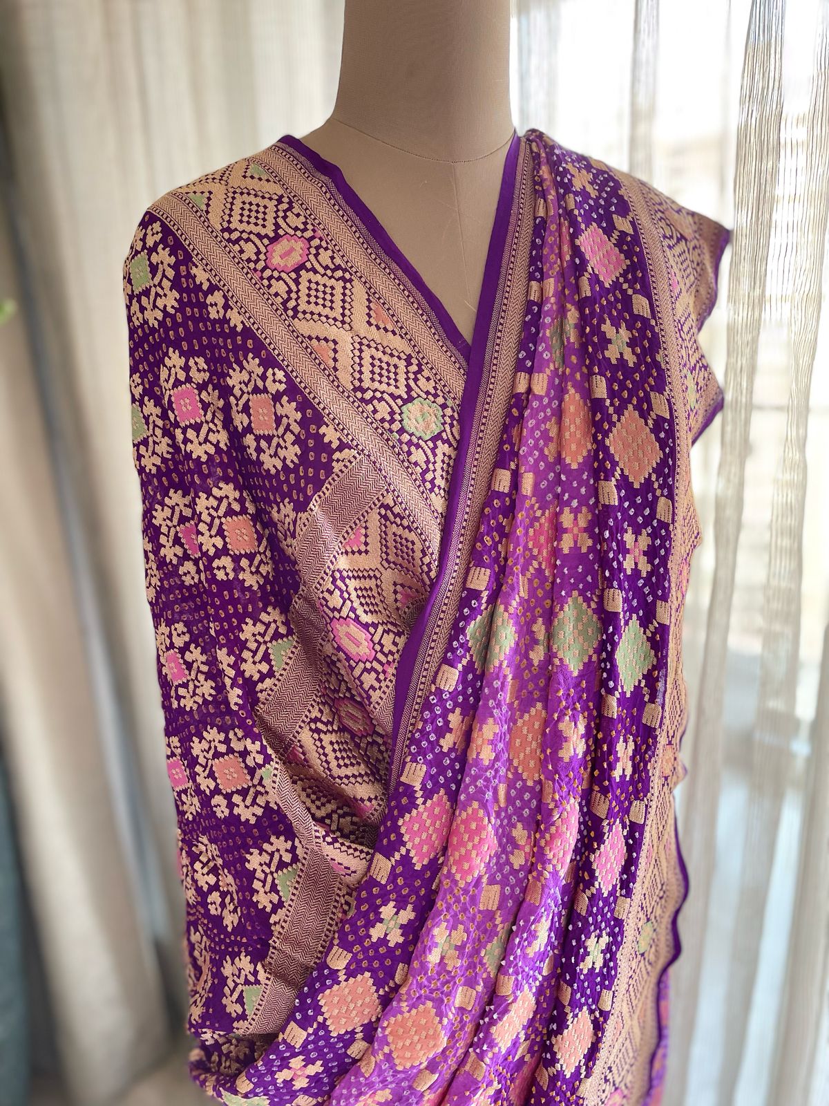 Karnika - Heart of a lotus Meenakari Saree