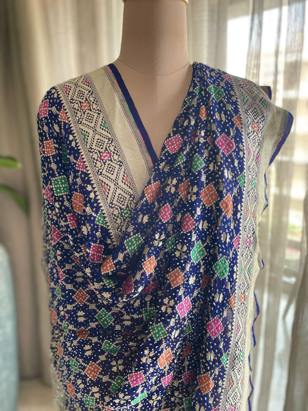 Abeer - Auspicious Fragrance Meenakari Dupatta