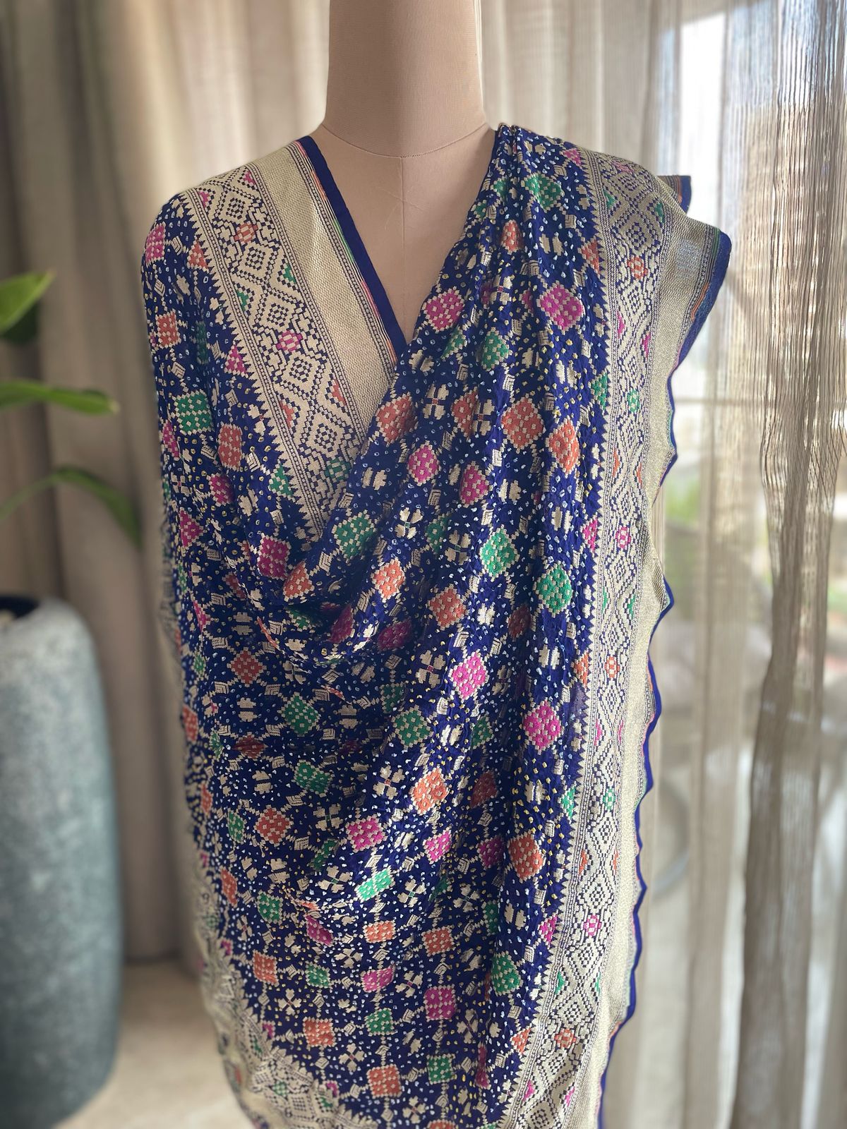 Abeer - Auspicious Fragrance Meenakari Dupatta