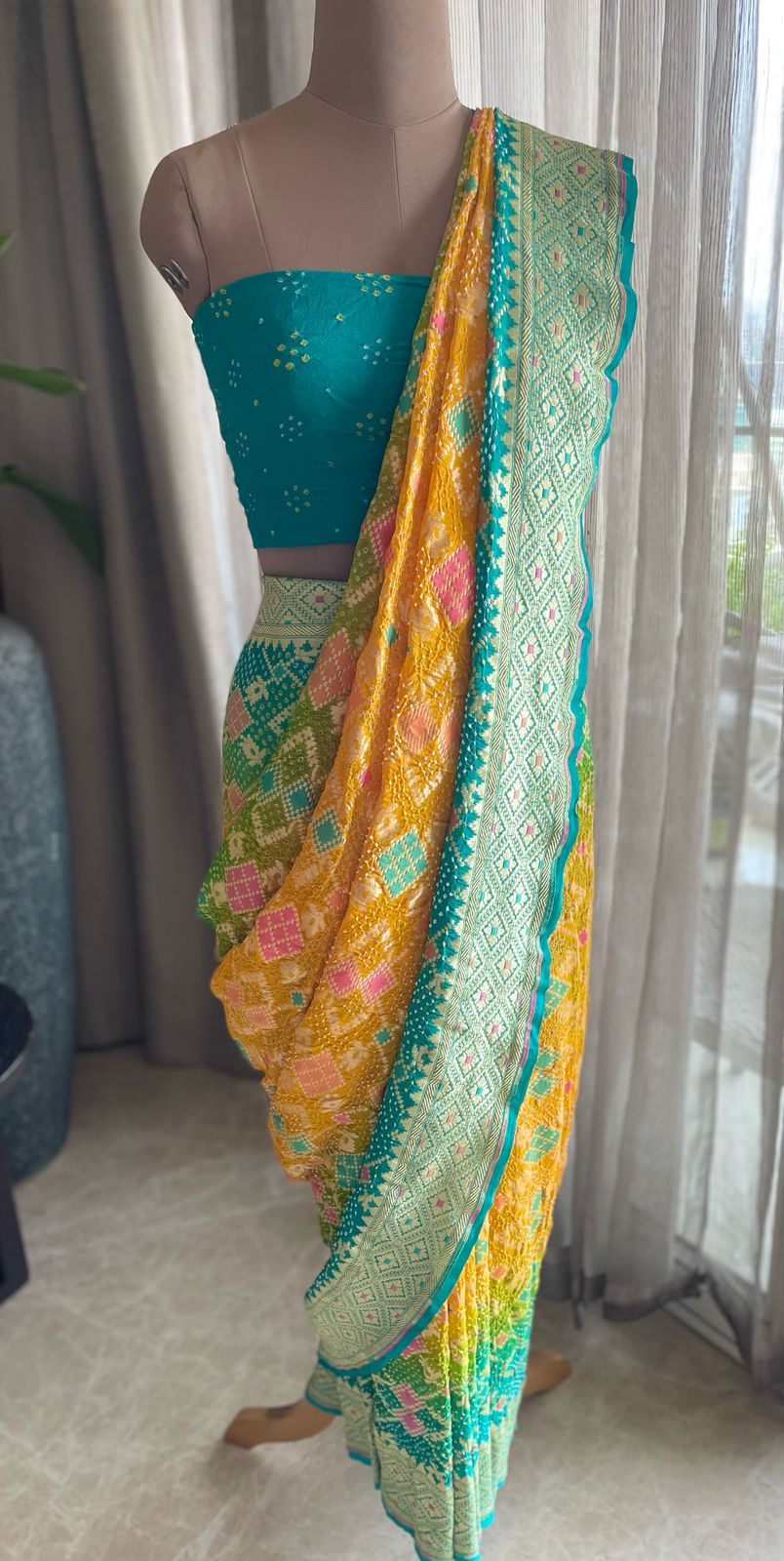 Anjali - Gift To God Meenakari Saree