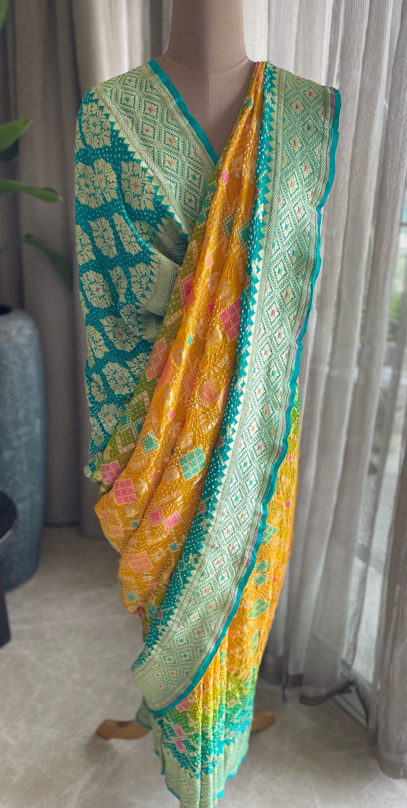 Anjali - Gift To God Meenakari Saree
