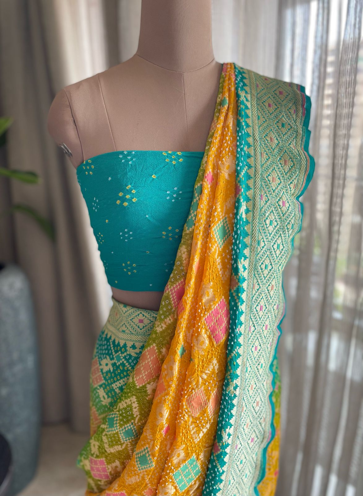 Anjali - Gift To God Meenakari Saree