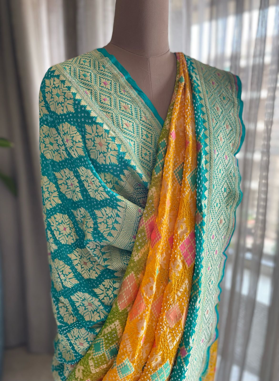 Anjali - Gift To God Meenakari Saree