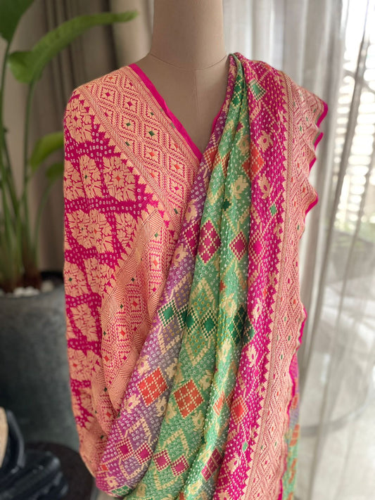 Nirjara - A Warrior Meenakari Saree