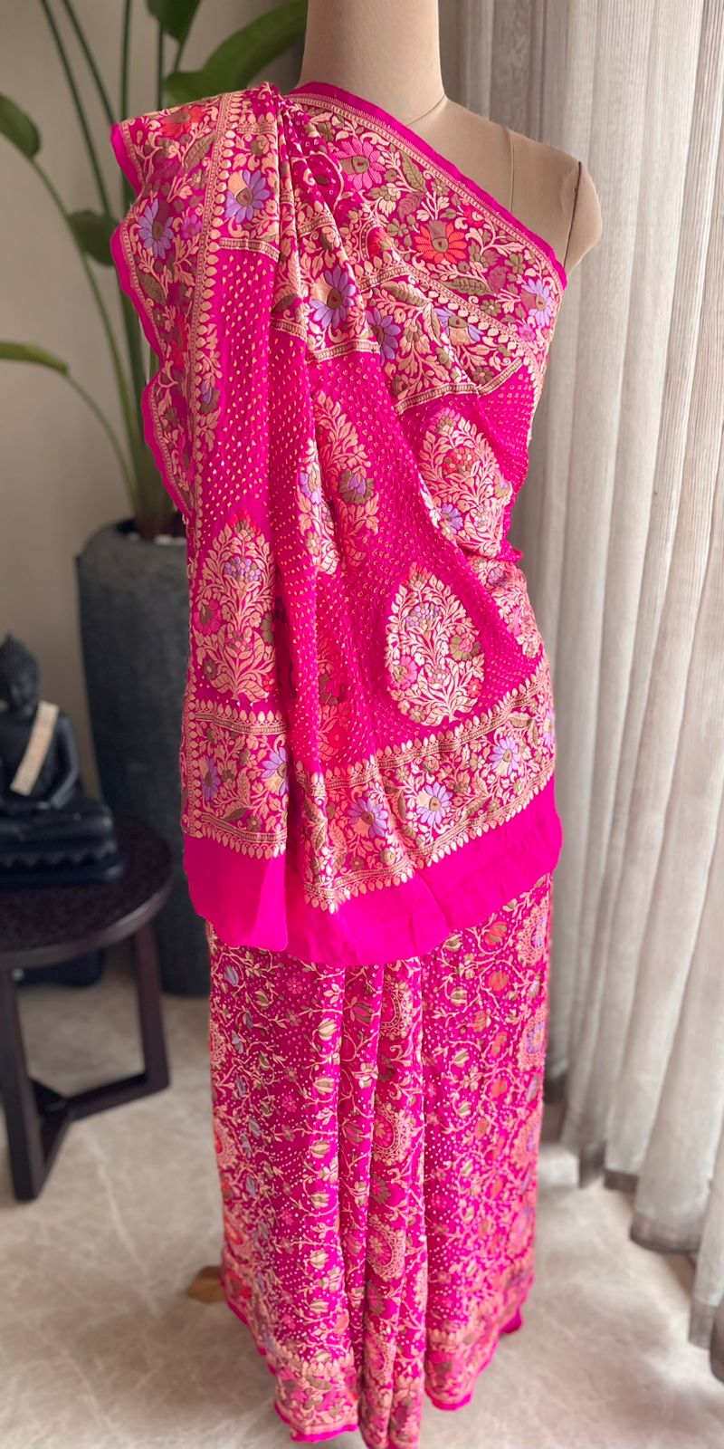 Yukti - Solution Meenakari Motif Saree