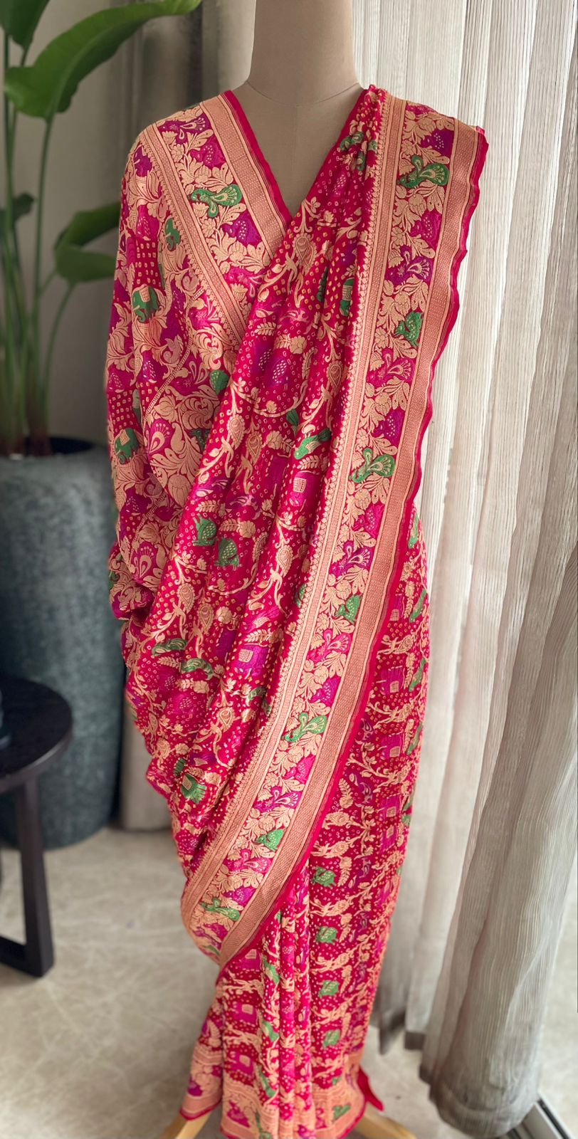 Yashika - Glory Meenakari Motif Saree