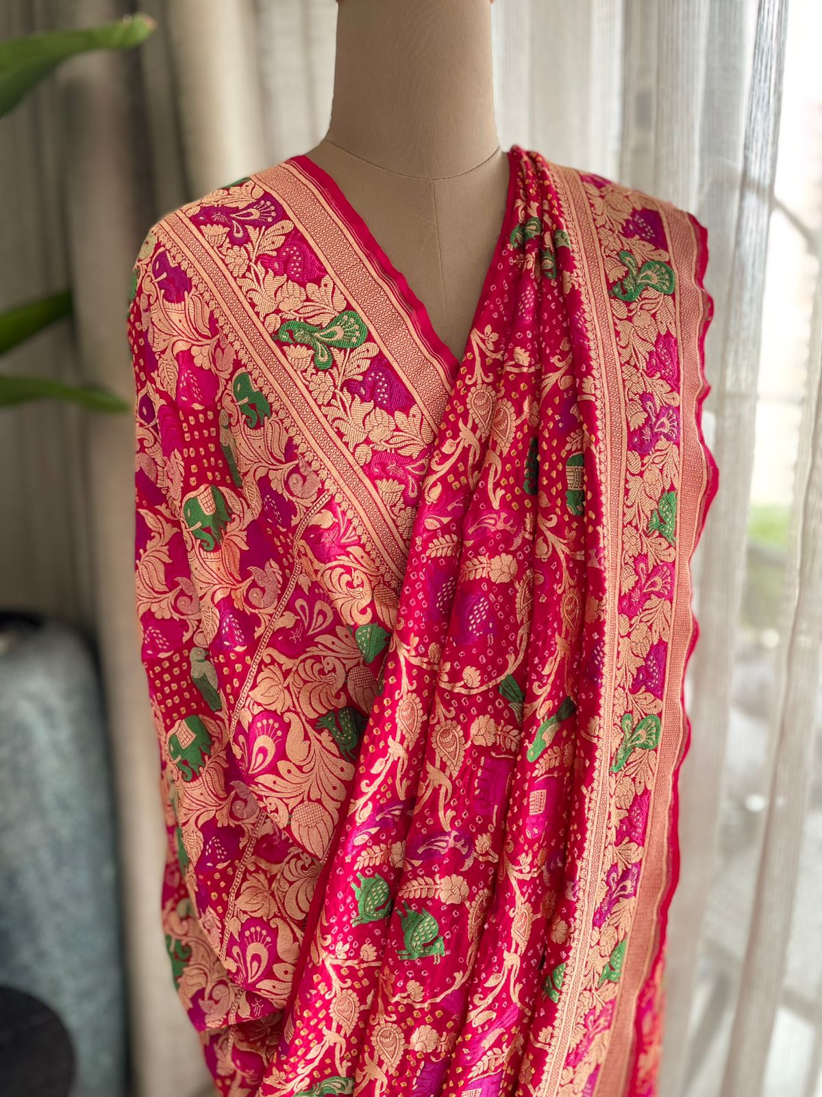 Yashika - Glory Meenakari Motif Saree