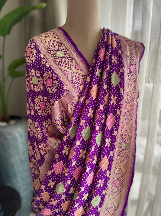 Raagini - A melody Meenakari Saree
