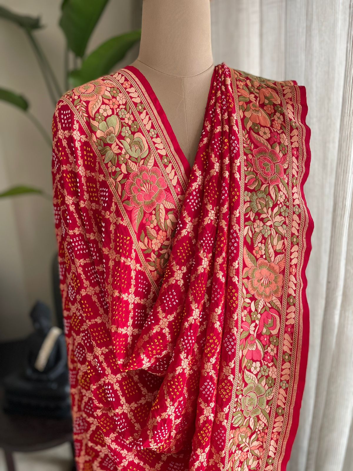 Ananya - Unique Meenakari Motif Dupatta