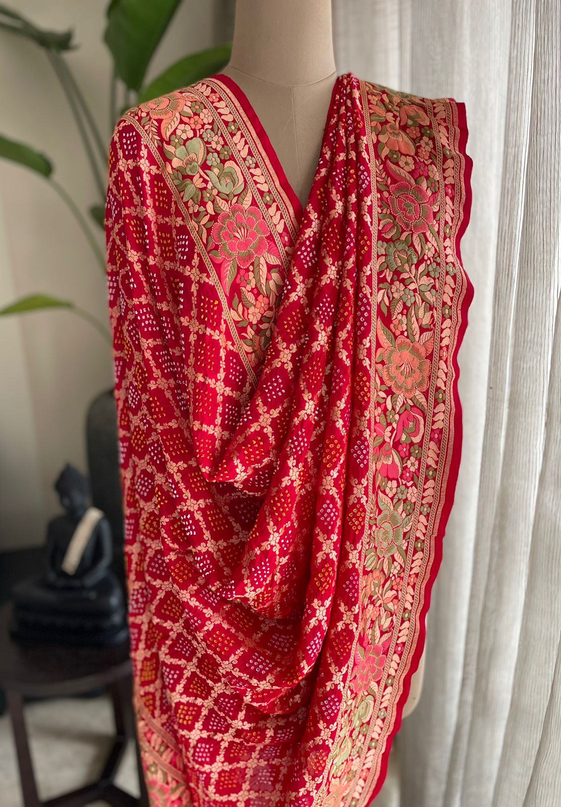 Ananya - Unique Meenakari Motif Dupatta