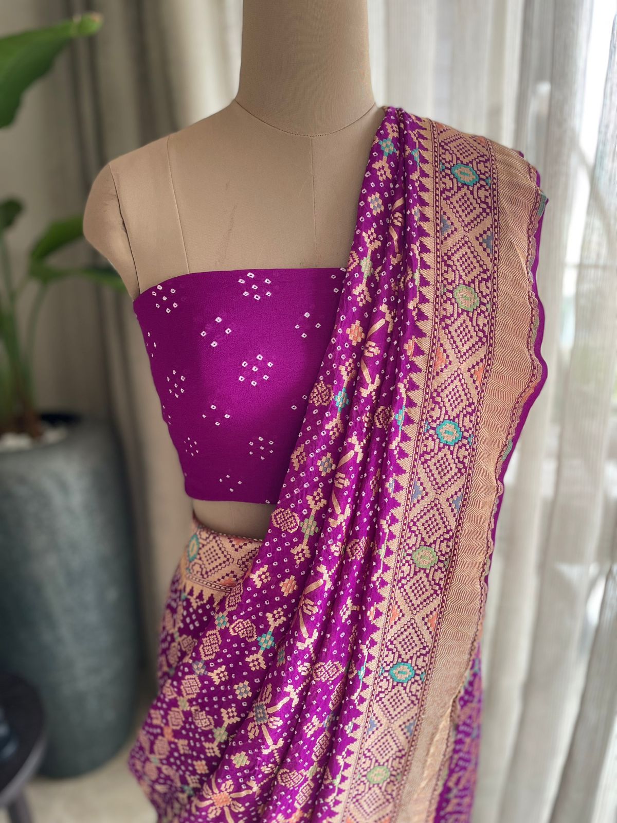 Seher - Early Morning Bliss Meenakari Saree