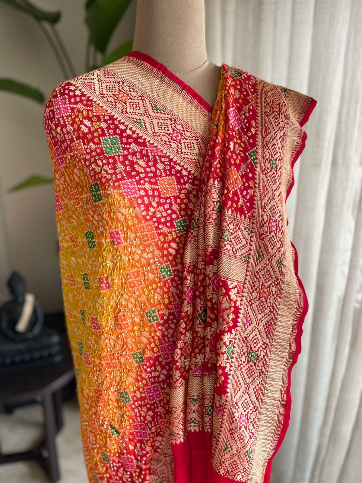Vedika - Full of knowledge Meenakari Dupatta