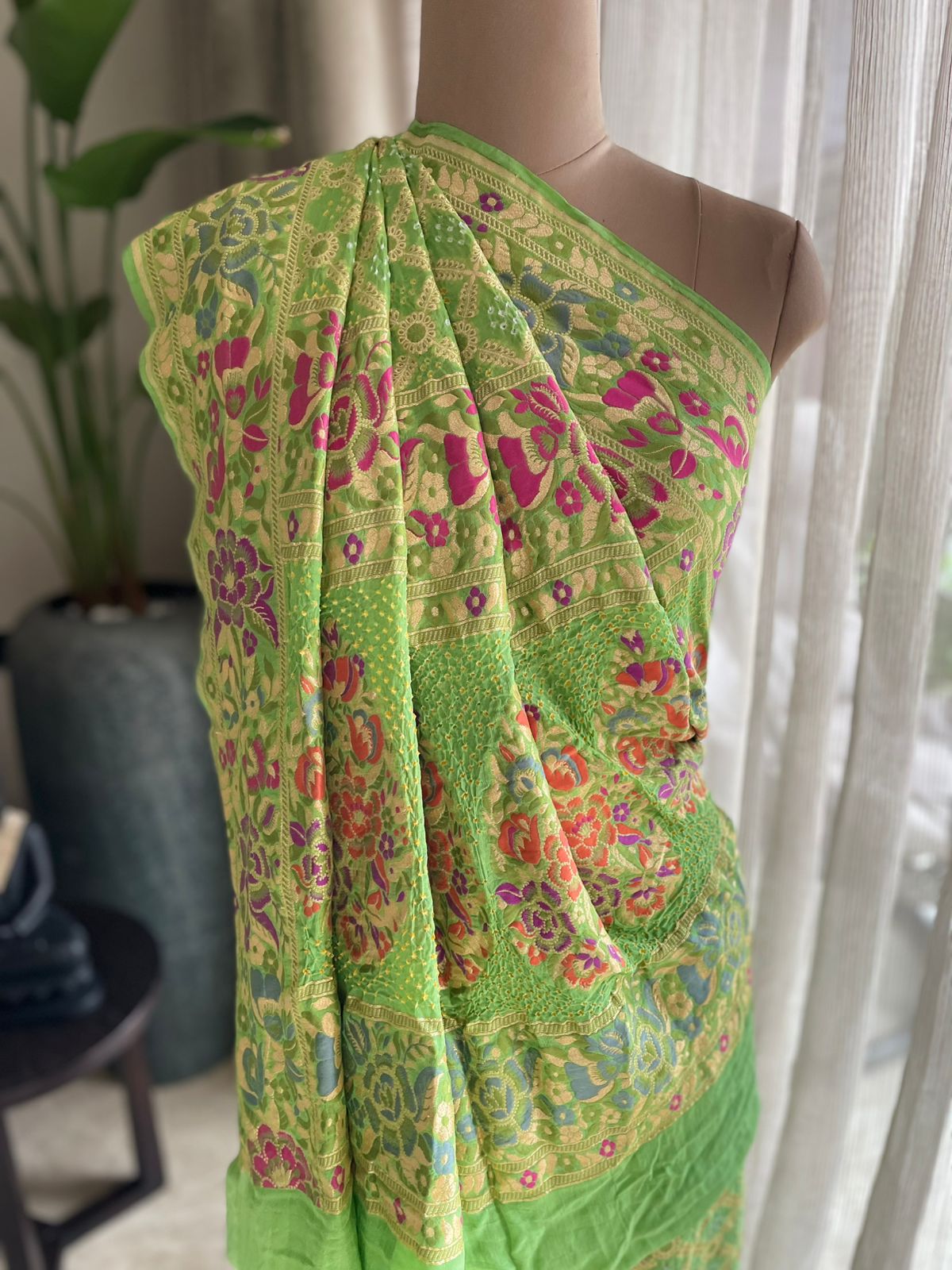 Krisha - The Divine Soul Meenakari Motif Saree