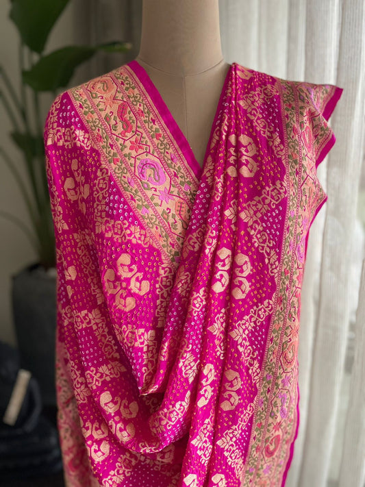 Apoorva - One of a Kind Meenakari Motifs Dupatta