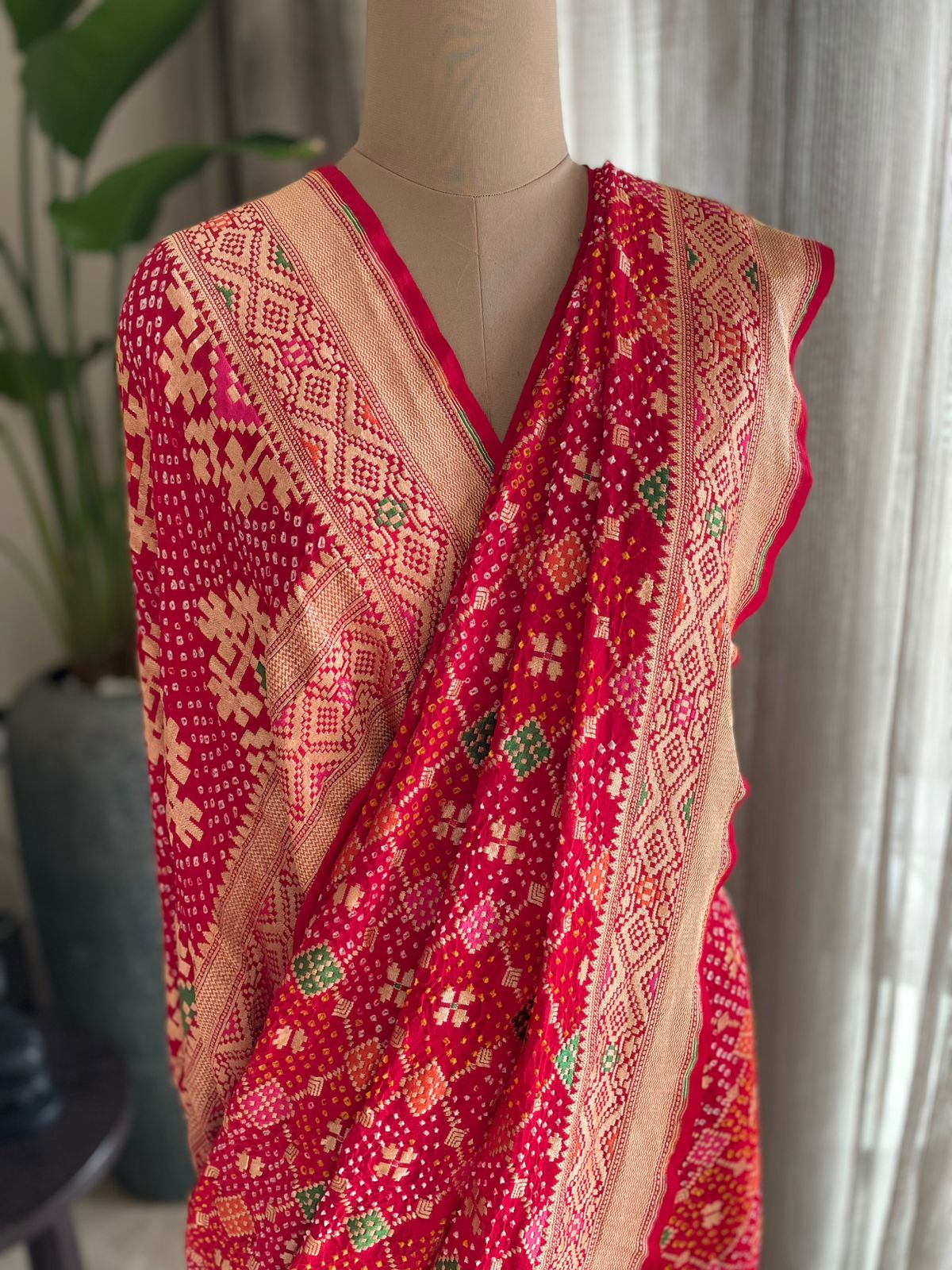 Vishakha - A Nakshatra or Constellation Meenakari Saree