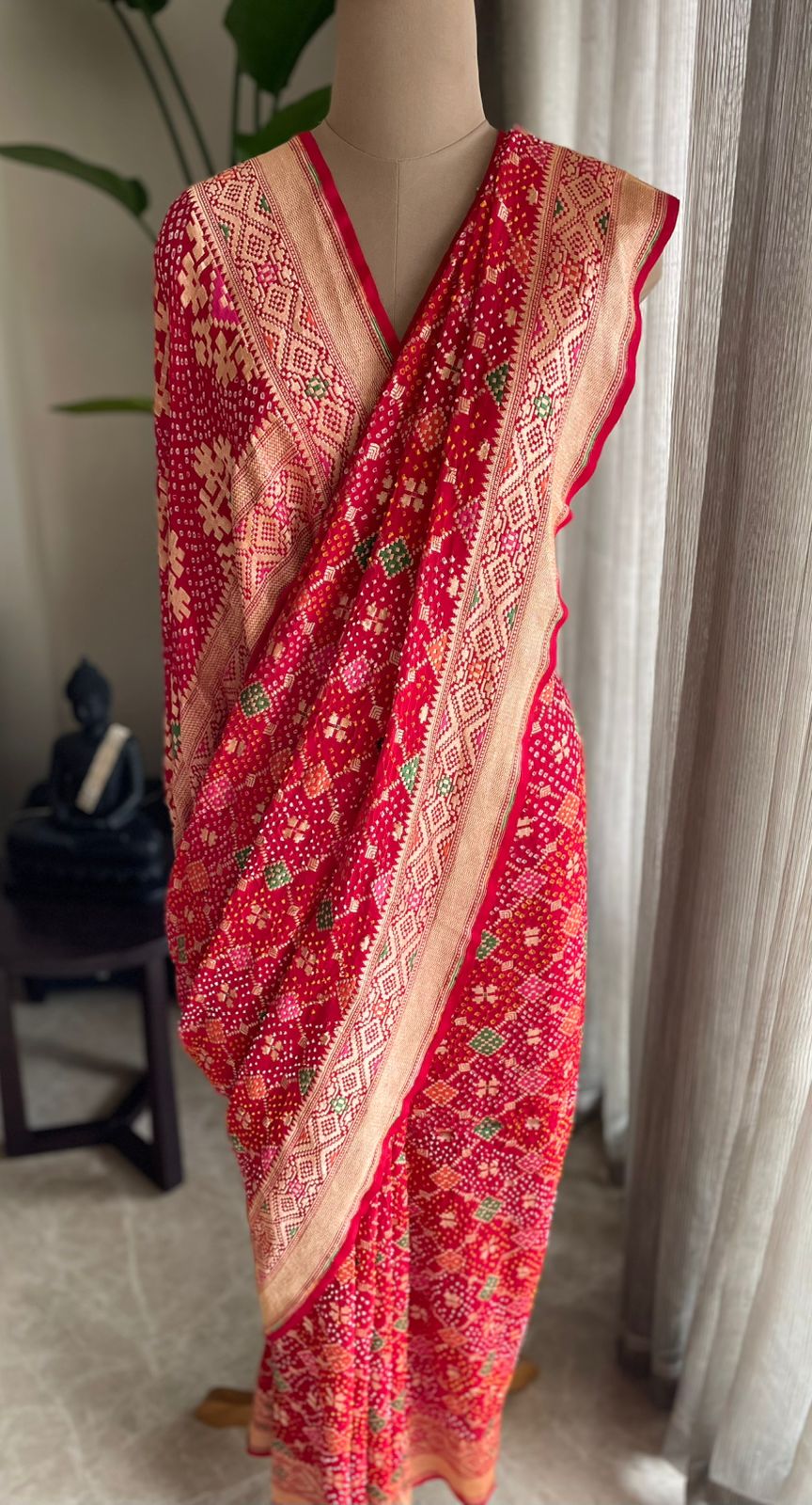 Vishakha - A Nakshatra or Constellation Meenakari Saree