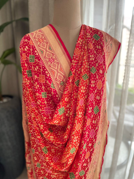 Devanshi - Gifted with Grace Meenakari Dupatta