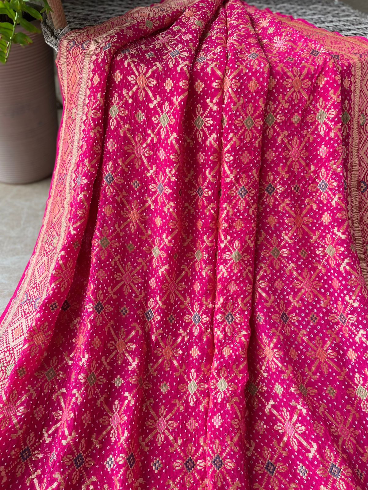 Raagini - A melody Meenakari Saree