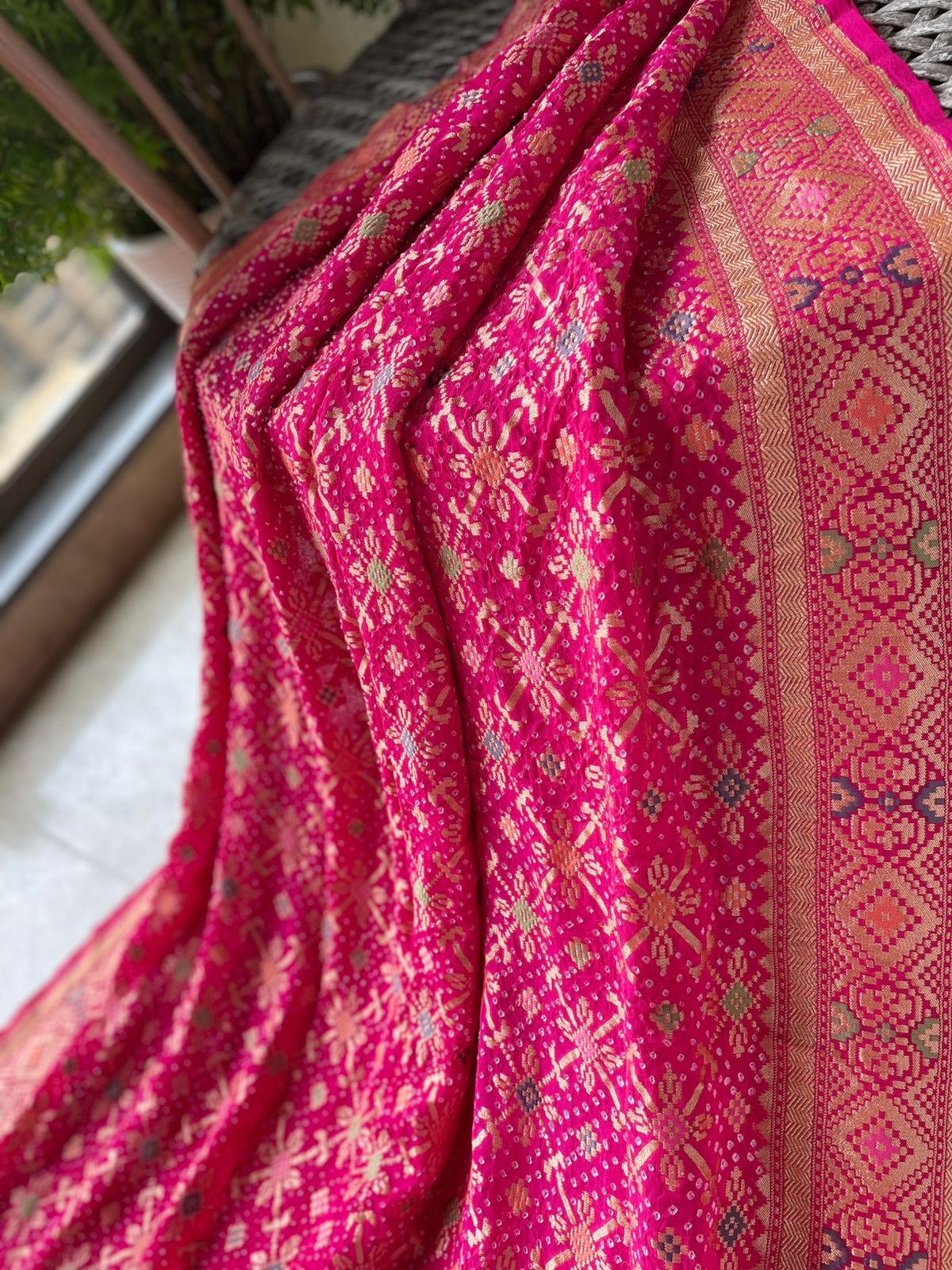 Raagini - A melody Meenakari Saree