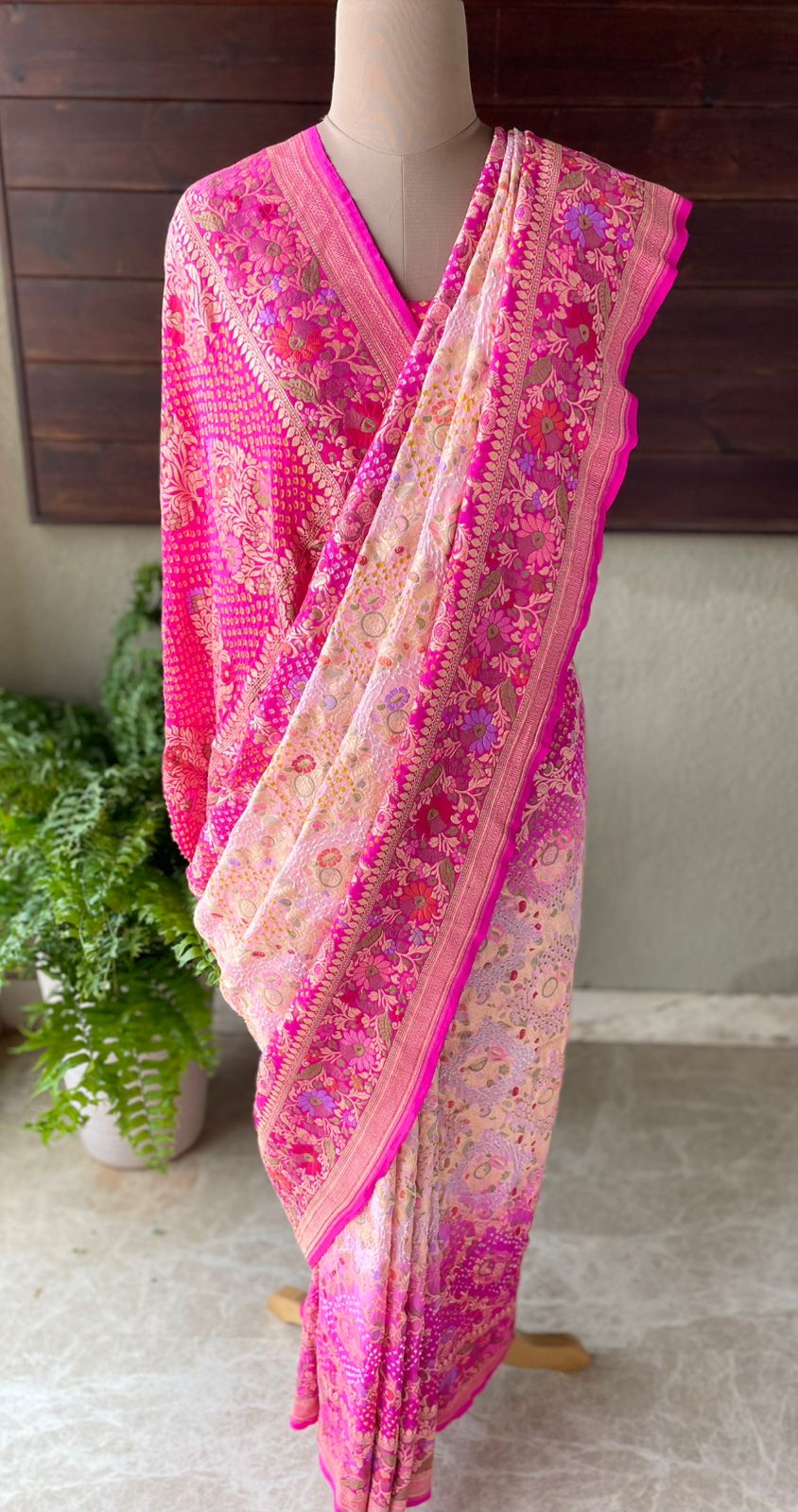 Vandana - Prayers Meenakari Motif Saree