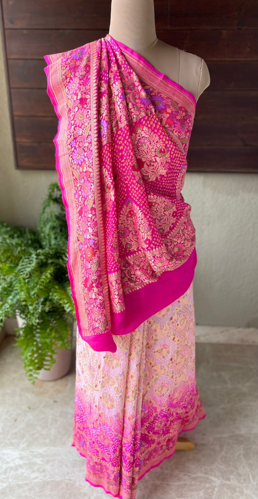 Vandana - Prayers Meenakari Motif Saree