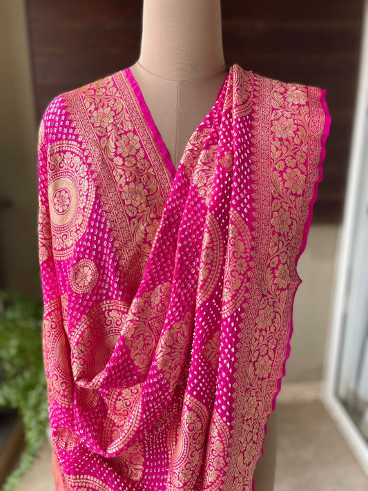 Apoorva - One of a Kind Meenakari Motifs Dupatta