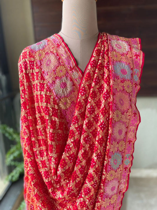 Chetna - Consciousness Meenakari Motif Dupatta